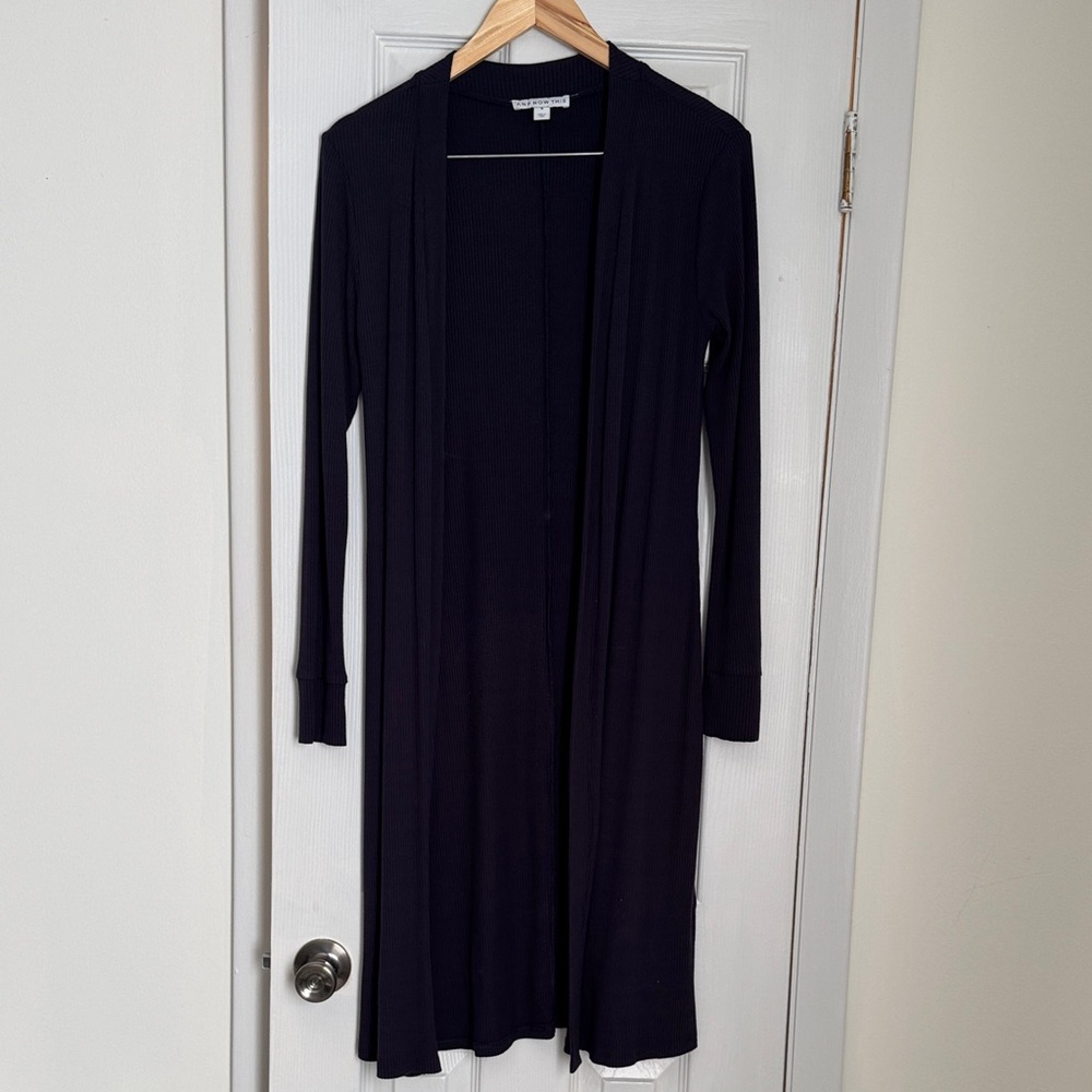 Elegant Women's Open Front Cardigan